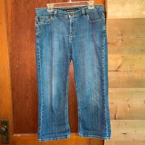 EUC- DKNY cropped jean size 12